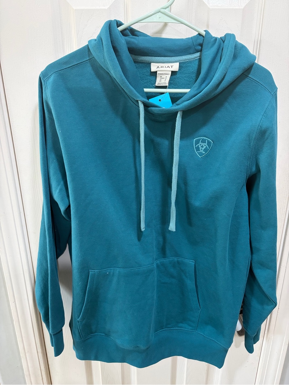 Ariat Teal Cowl-Neck Pullover Hoodie